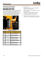 Preview for 126 page of LeeBoy 8510E Operation, Service And Parts Manual