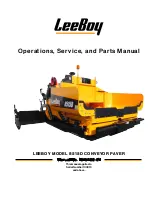 LeeBoy 8515D Operation, Service & Parts Manual предпросмотр