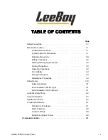 Предварительный просмотр 5 страницы LeeBoy 8515D Operation, Service & Parts Manual