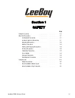 Предварительный просмотр 15 страницы LeeBoy 8515D Operation, Service & Parts Manual