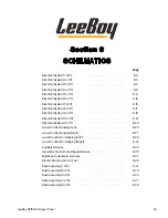 Предварительный просмотр 135 страницы LeeBoy 8515D Operation, Service & Parts Manual