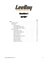 Предварительный просмотр 13 страницы LeeBoy 8616B Operation, Service And Parts Manual