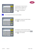 Preview for 17 page of LEEC Culture Safe Touch 190 Operating Manual