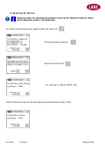 Preview for 26 page of LEEC Culture Safe Touch 190 Operating Manual