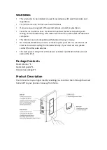 Leedarson HDA11FWB Quick Start Manual предпросмотр