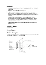 Предварительный просмотр 1 страницы Leedarson HSA11FWB Quick Start Manual