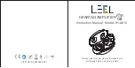 Предварительный просмотр 1 страницы leel JH-A610 Instruction Manual