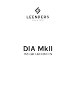 Leenders DIA MkII Installation Manual предпросмотр