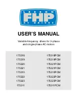 Preview for 1 page of Leeson FHP 175310 User Manual