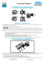 Preview for 5 page of Leeson OHIO GEAR IRONMAN Installation, Lubrication And Maintenance Instructions