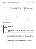 Preview for 12 page of Leeson SPEEDMASTER WASHGUARD 174102 Operation Manual