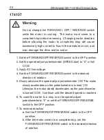 Preview for 27 page of Leeson SPEEDMASTER WASHGUARD 174102 Operation Manual