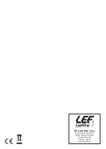 Предварительный просмотр 4 страницы LEF LIGHTING FARO-500/ONE Manual