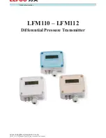 Предварительный просмотр 1 страницы LEFOO LFM110 Series Product Instructions