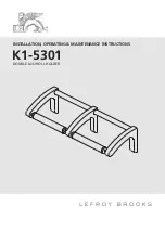 Lefroy Brooks K1-5301 Installation, Operating,  & Maintenance Instructions предпросмотр