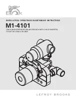 Preview for 1 page of Lefroy Brooks M1-4101 Installation, Operating,  & Maintenance Instructions