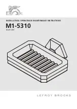 Lefroy Brooks M1-5310 Installation, Operating,  & Maintenance Instructions preview