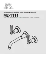 Lefroy Brooks M2-1111 Installation, Operating,  & Maintenance Instructions preview