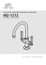 Lefroy Brooks M2-1212 Installation, Operating,  & Maintenance Instructions preview