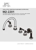 Lefroy Brooks M2-2201 Installation, Operating,  & Maintenance Instructions preview