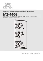 Preview for 1 page of Lefroy Brooks M2-4406 Installation, Operating,  & Maintenance Instructions