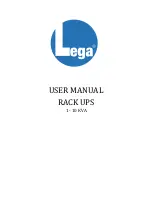 Lega 10KVA User Manual preview