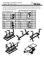 Предварительный просмотр 1 страницы Legacy Classic Furniture 3600-622 TRESTLE TABLE Assembly Instructions