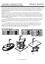 Legacy Classic Furniture 7200-621T/B Assembly Instructions предпросмотр