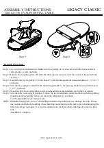 Предварительный просмотр 2 страницы Legacy Classic Furniture 7200-621T/B Assembly Instructions