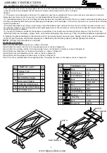 Предварительный просмотр 1 страницы Legacy Classic Furniture 931-622 Assembly Instructions