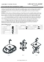 Предварительный просмотр 1 страницы Legacy Classic Furniture ROUND TO OVAL PEDESTAL TABLE 9770-521 Assembly Instructions