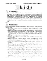 Preview for 1 page of Legacy Classic Kids 481-8900 CRIB SUMMER BREEZE Assembly Instruction Manual