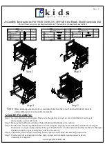 Preview for 3 page of Legacy Classic Kids Full Size 4/6 Bottom Bunk Extension N6481-8140 Assembly Instructions