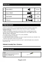 Предварительный просмотр 7 страницы Legacy Heating CDF-WMGB28 Assembly Instructions & User Manual