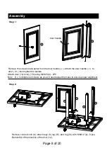 Предварительный просмотр 9 страницы Legacy Heating CDF-WMGB28 Assembly Instructions & User Manual