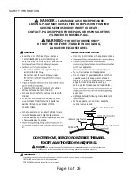 Предварительный просмотр 3 страницы Legacy Heating MS11-001-001-01 Assembly Instructions & User Manual