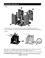 Предварительный просмотр 14 страницы Legacy Heating MS11-001-001-01 Assembly Instructions & User Manual