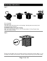 Предварительный просмотр 15 страницы Legacy Heating MS11-001-001-01 Assembly Instructions & User Manual