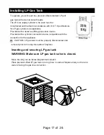 Предварительный просмотр 17 страницы Legacy Heating MS11-001-001-01 Assembly Instructions & User Manual