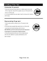 Предварительный просмотр 18 страницы Legacy Heating MS11-001-001-01 Assembly Instructions & User Manual