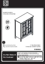 Предварительный просмотр 1 страницы LEGACY HOME C1910162 Assembly Instructions Manual