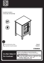 Предварительный просмотр 1 страницы LEGACY HOME C1910164 Assembly Instructions Manual