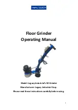 Предварительный просмотр 1 страницы Legacy Industrial SD Grinder Operating Manual