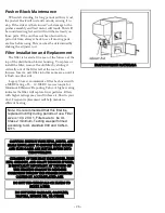 Preview for 26 page of Legacy Stoves VF2500 Installation And Operator'S Manual