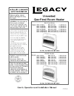 Legacy (F) User'S Operation And Installation Manual preview