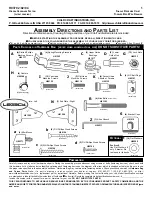 Legacy H03702 Assembly Directions And Parts List preview