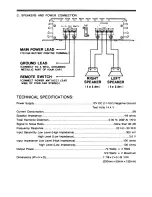 Preview for 6 page of Legacy LA 120 Owner'S Manual