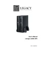 Предварительный просмотр 1 страницы Legacy Lineage LI3000 User Manual