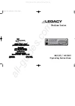 Legacy ML-3215 Operating Instructions Manual preview