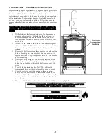 Предварительный просмотр 21 страницы Legacy Super Magnum Coal Stoker Installation & Owner'S Manual